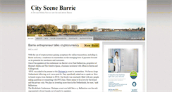 Desktop Screenshot of cityscenebarrie.com