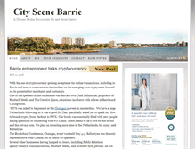 Tablet Screenshot of cityscenebarrie.com